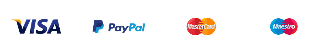 VISA, MC, PayPal, AMEX